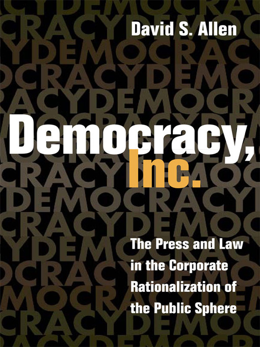 Title details for Democracy, Inc. by David S. Allen - Available